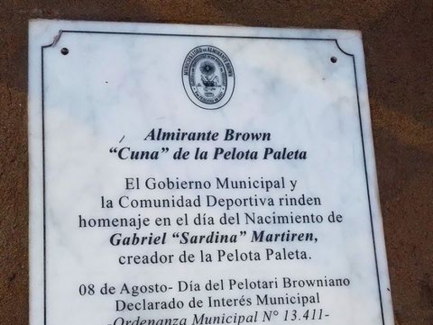 BROWN CUNA DE PELOTA A PALETA