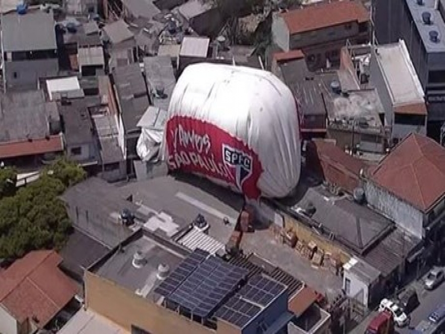 DIRIGIBLE SE ESTRELLO EN BRASIL