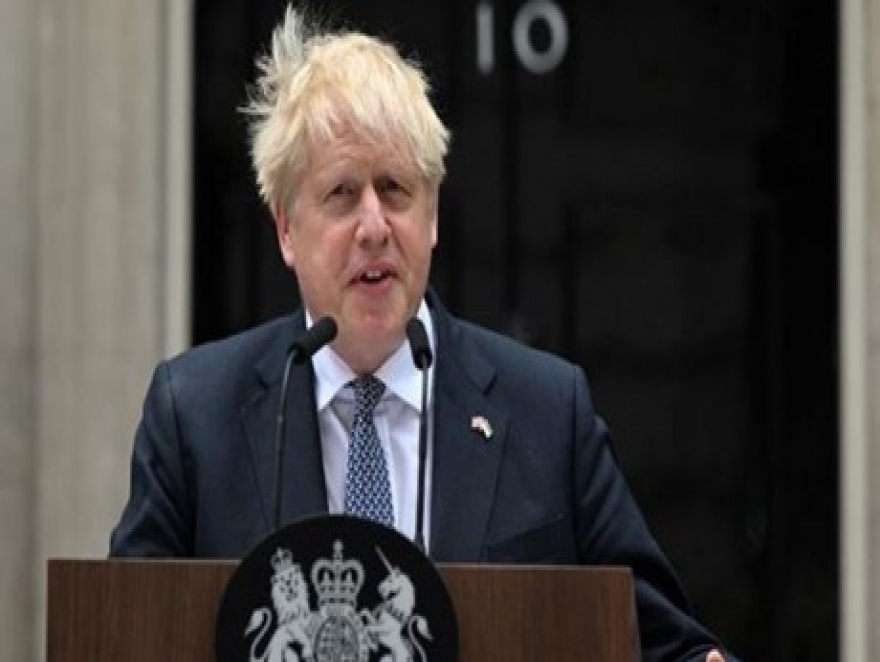 MILEI RECIBIO A BORIS JOHNSON