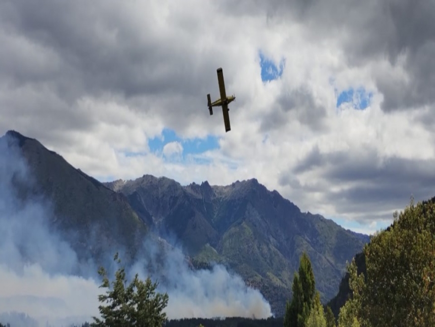 INCENDIO FORESTAL EN CHUBUT