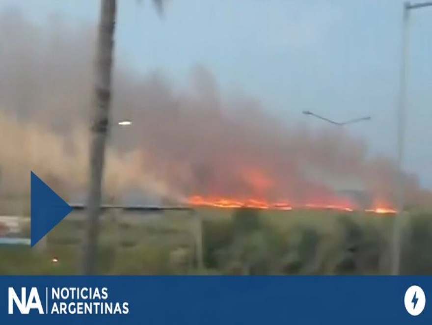 INCENDIO EN PARQUE DE CAMPANA